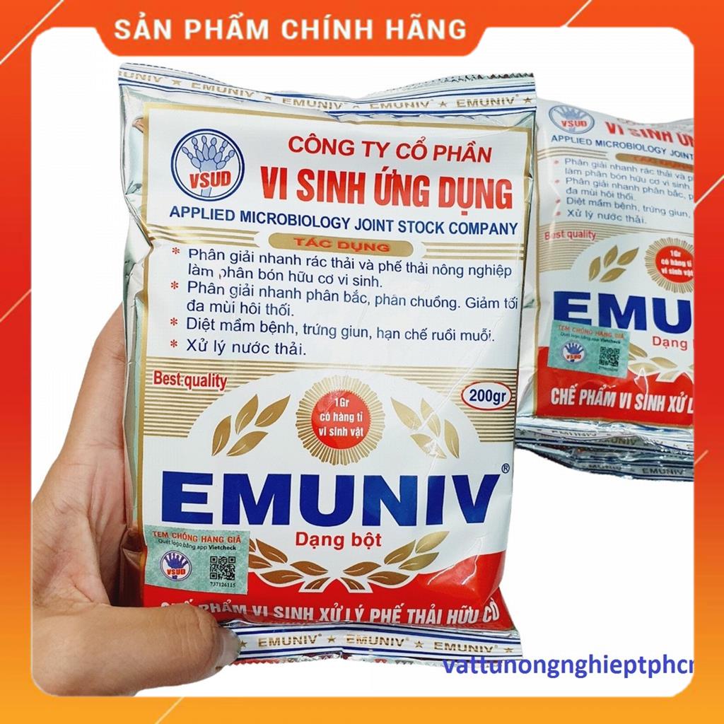 Chế Phẩm Vi Sinh Emuniv Dùng Ủ Phân Hữu Cơ, Dùng Ủ Phân Cá, Ủ Rác Thải Nhà Bếp, Men Vi Sinh 74325