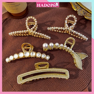 Kẹp Tóc Càng Cua Đính Đá Cực Dễ Thương Phong Cách Hàn Quốc Siêu Xinh Cho Bạn Nữ HADOPA