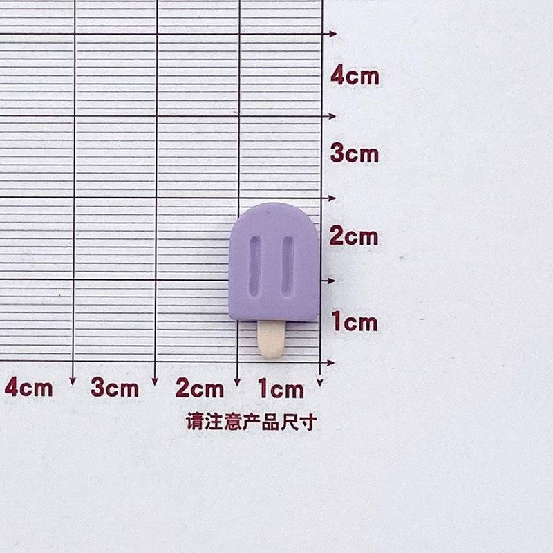 Mặt Charm Hình Cây Kem Hoạt Hình Mini Dùng Trang Trí Giày Dép