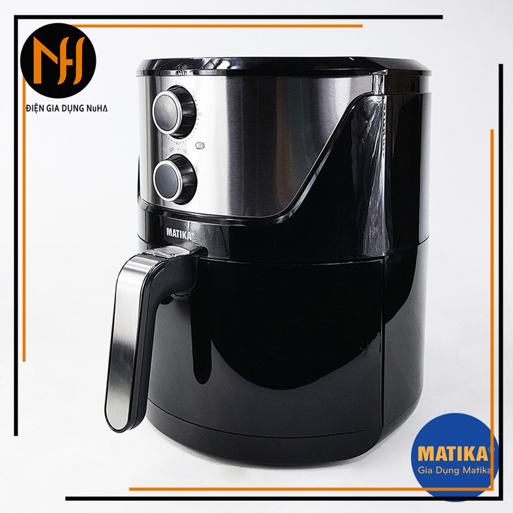 Nồi chiên không dầu Matika MTK-9160 dung tích 6L công nghệ chiên độc đáo, bảo hành 12 tháng chính hãng