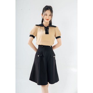 Chân váy bổ mảnh cạp cá TT