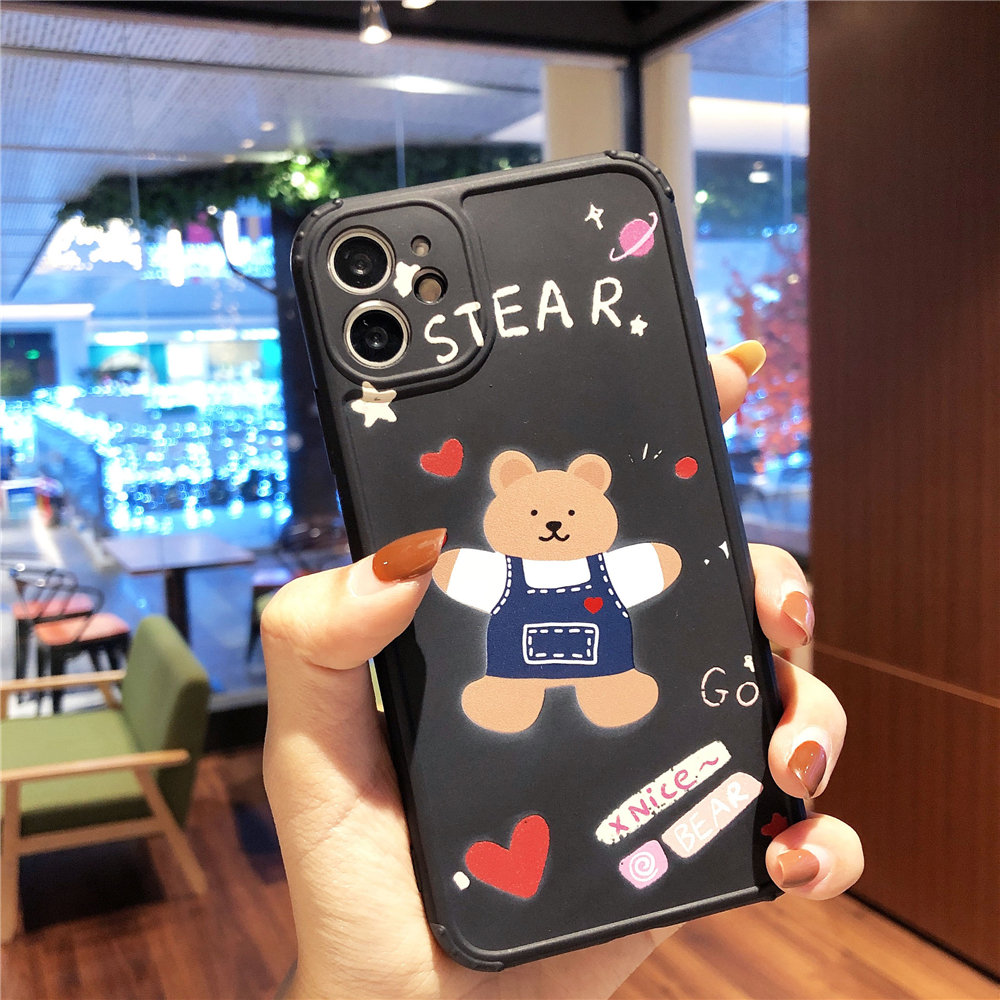 Ốp Lưng Mềm In Hình Gấu Xinh Xắn Cho Oppo A3S A5S A7 A12 F9 A83 A37 A9 A5 A31 A53 2020 A52 A92 A8 Reno 3 F1S A57 A39 A59 A91 Realme C1 | BigBuy360 - bigbuy360.vn