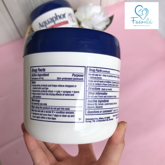 Kem chống trị hăm tã cho bé Aquaphor Baby Advanced Therapy 85g -hàng Mỹ xách tay