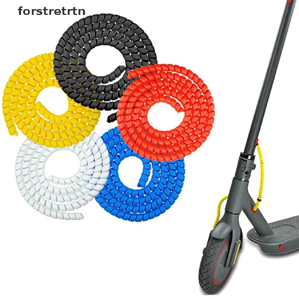 【forstretrtn】 E-bike Cable Winder Protector Line Organizer Cable Wire Protection Pipe Wrap .