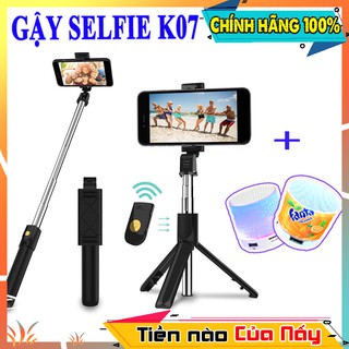 GẬY CHỤP ẢNH BLUETOOTH K07 | KẾT NỐI BLUETOOTH SIÊU NHẠY | TẶNG LOA MINI B2S10 | GIAO ĐÚNG HÀNG ĐÚNG HÌNH