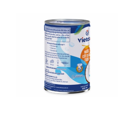 Nước cốt dừa tươi Vietcoco - Lon 400ml