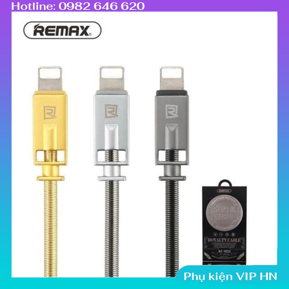 DÂY CÁP SẠC IPHONE IPAD REMAX ROYALTY RC-056i CHÍNH HÃNG  (Phụ kiện VIP HN)