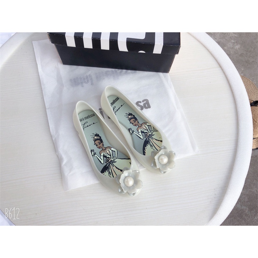 Giày Sandal Công Chúa Đính Đá Pha Lê Cỡ Lớn Phong Cách Mới Cho Bé Gái