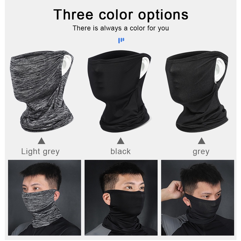 Xe Đạp Đi Tấm Che Băng Lụa Thoáng Khí Chống Nắng Yếm Van Xe Máy Che Ma Thuật Hood Đi Xe Bánh Răng