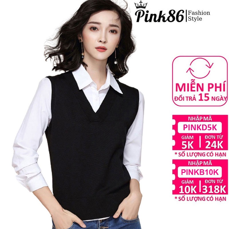 Áo gile nữ, áo len nữ không tay xinh xắn AL-211i