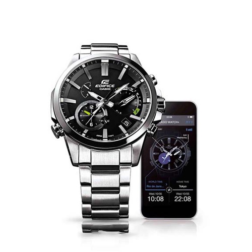 Đồng hồ nam casio Edifice EQB-700D-1ADR chính hãng Kết nối Bluetooth chống nước 10ATM Pin năng lượng mặt trời