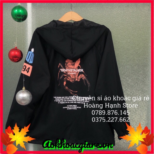 Áo khoác kaki unisex nhện núi phom rộng-hình thật | BigBuy360 - bigbuy360.vn
