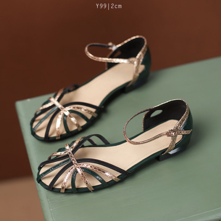 Dép sandal nữ quai dây 3 màu thoáng mát - Y99