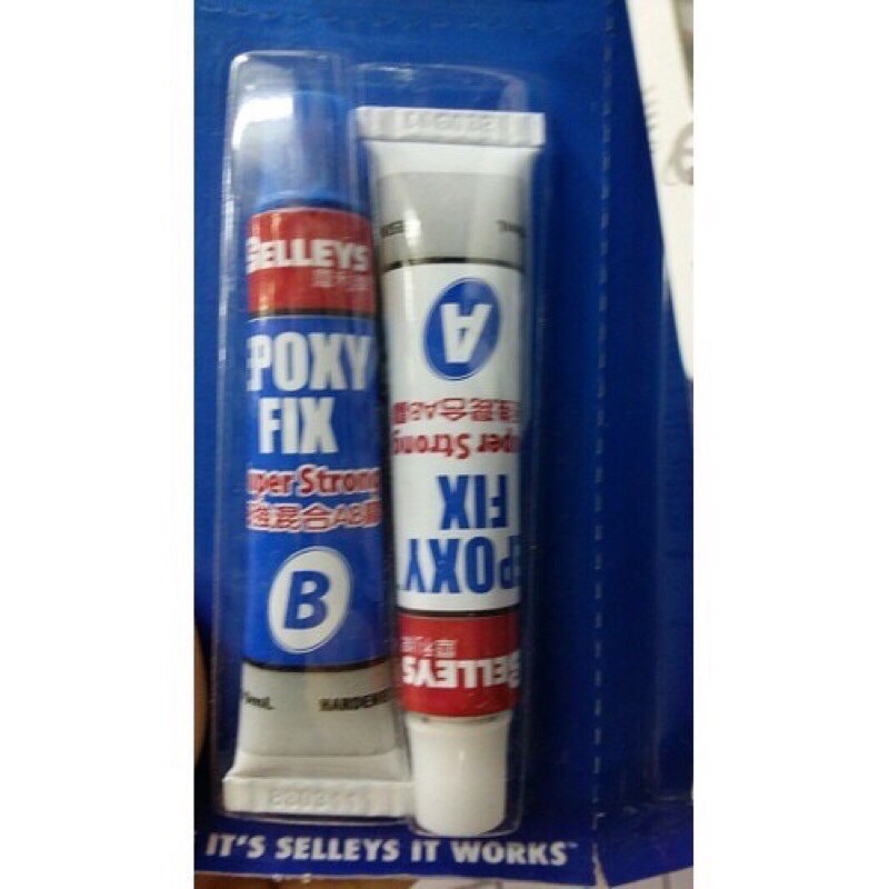 keo gắn sắt keo đa năng 2 thành phần AB epoxy Fix selleys giá 1 cặp