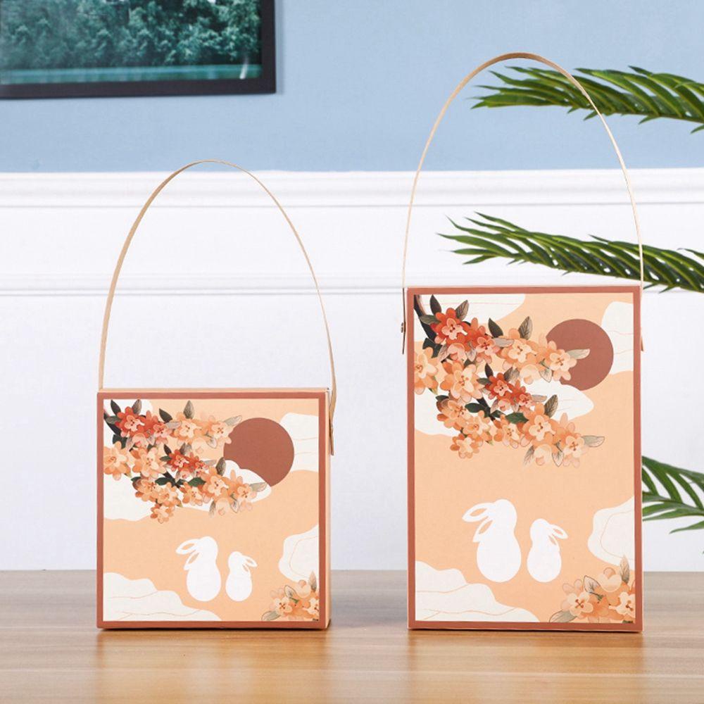 1 Hộp Đựng Bánh Ngọt Có Tay Cầm Sang Trọng DIY