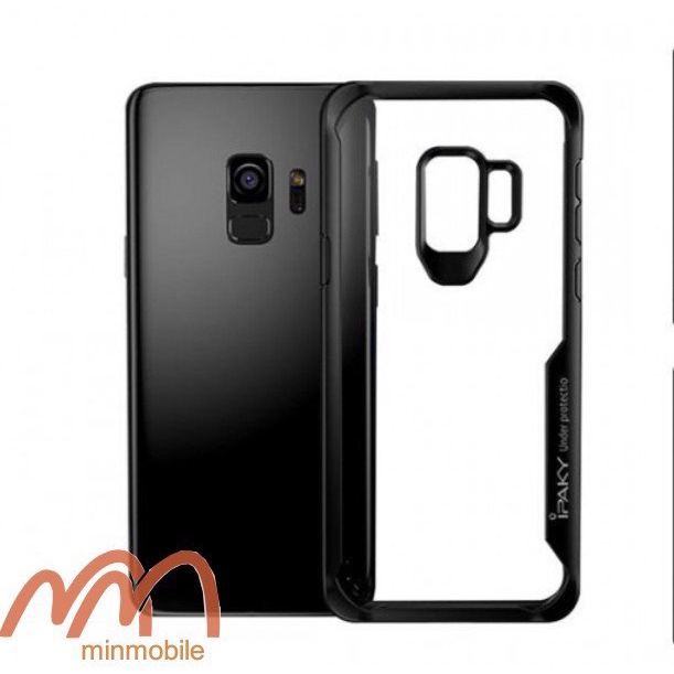 Tặng Kèm dán lưng máy cho Samsung S9 khi mua ỐP LƯNG SAMSUNG S9 PLUS CHỐNG SỐC VIỀN MÀU iPAKY