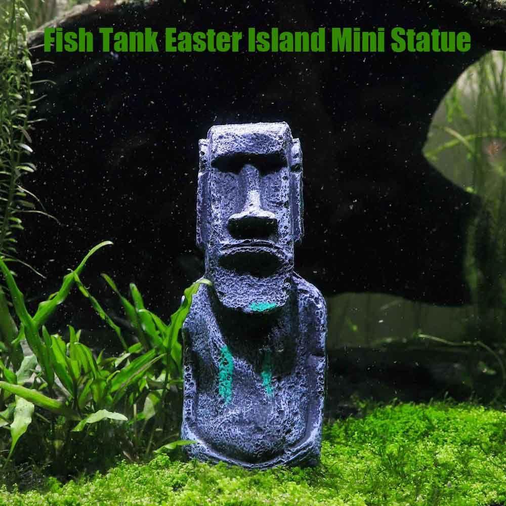 Đồ trang trí Hòn Đảo Phục Sinh Bằng Nhựa Resin Trang Trí Bể Cá