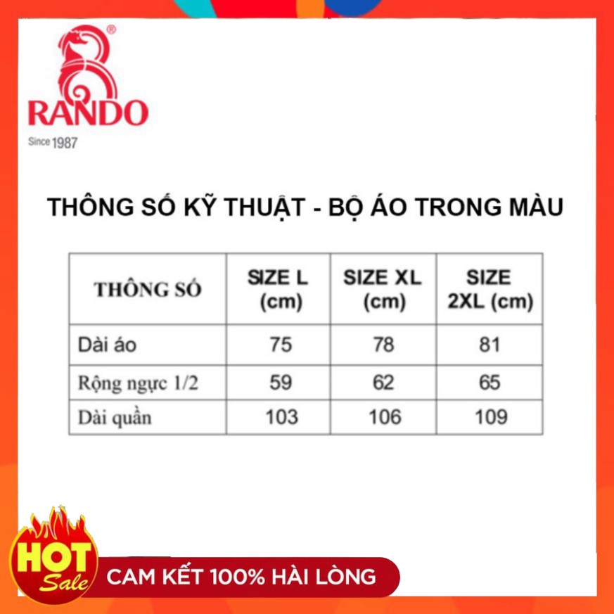 Áo Mưa Rando Chính Hãng, Bộ Quần Áo Đi Mưa Nhựa PVC Trong Màu Chống Thấm nước, Thời Trang Cá Tính Cho Nam/Nữ