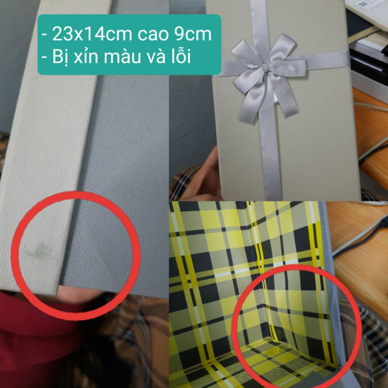 [XẢ LỖ] Các sản phẩm hộp quà bị lỗi và bị hổng (vui lòng đọc kỹ từng ảnh)
