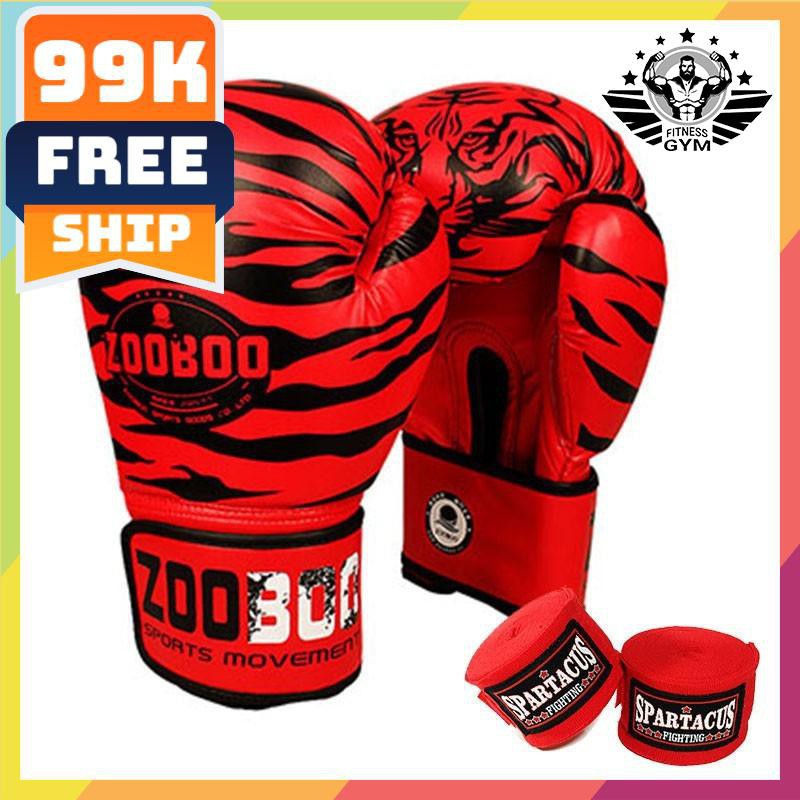 FREESHIP🎁 Găng tay boxing Zooboo ⚡giá rẻ⚡ Găng tay đấm bốc [ chính hãng 2019 ] | hn & tphcm