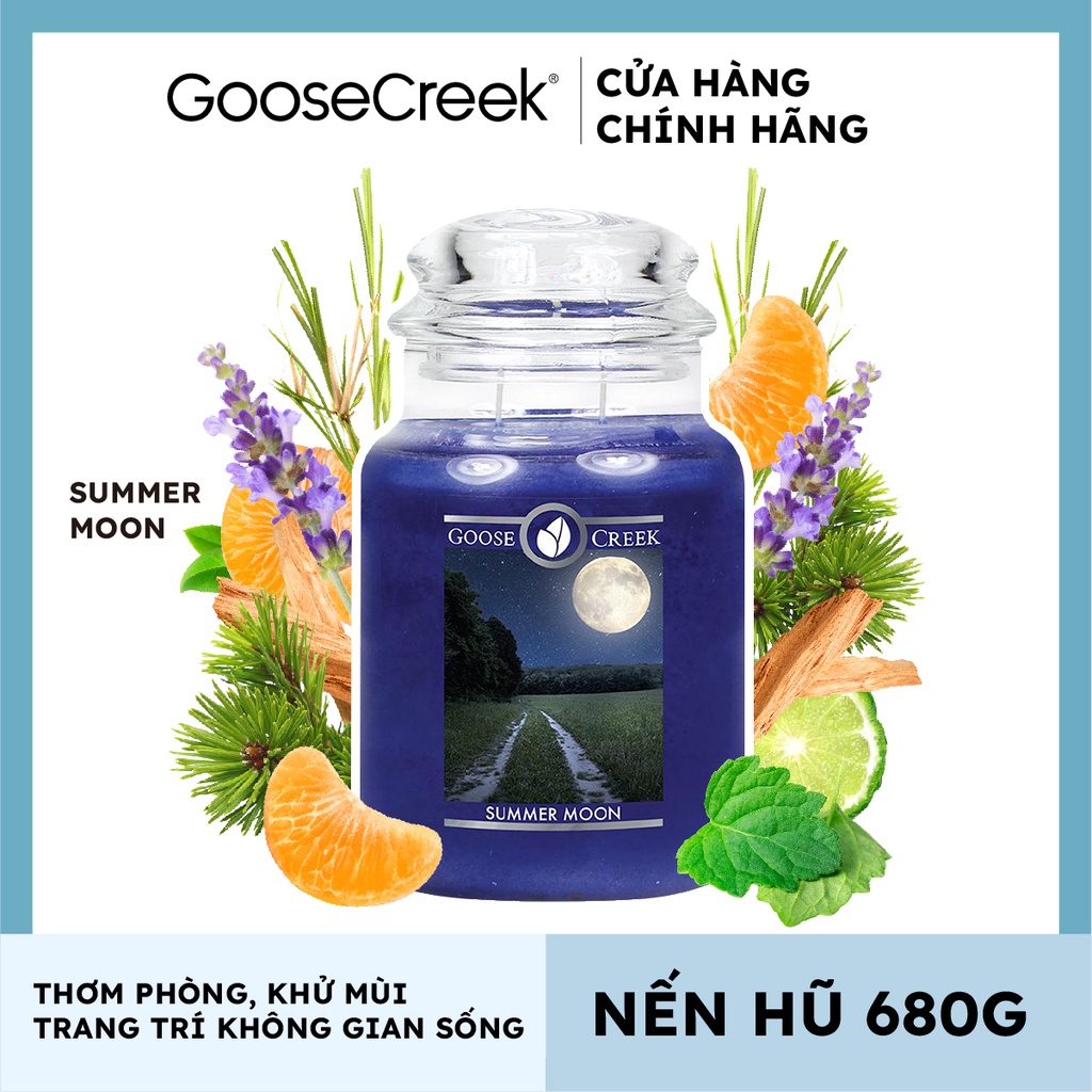 Nến hũ Goose Creek - Summer Moon (680g)