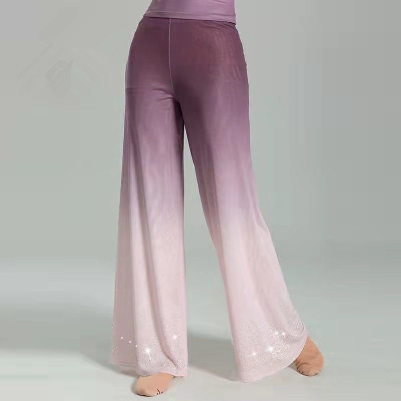 M &amp; E Bộ Trang Phục Múa Dân Tộc Dáng Rộng Màu Gradient Hiện Đại Cho Nữ