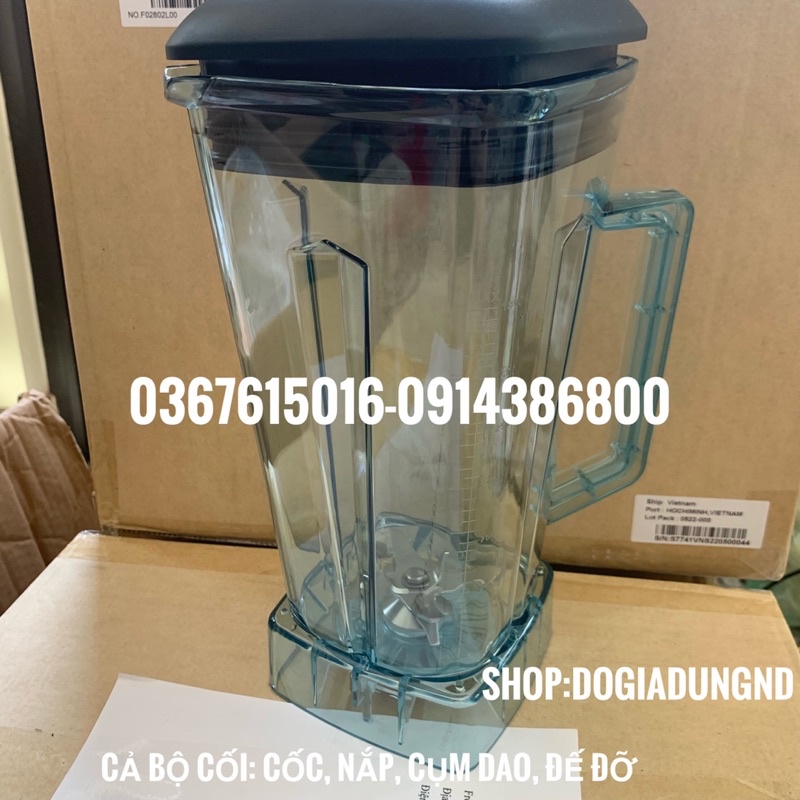 Phụ kiện máy xay công nghiệp Foresto 2162 , cối xay, thanh khuấy, đế đỡ, nhông,cụm dao