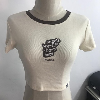 ✅ Áo croptop smile angel
