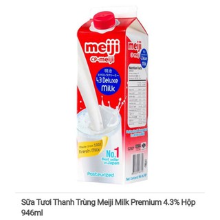 Sữa tươi thanh trùng Meiji milk 946ml
