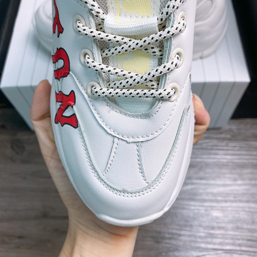 ❌ Giày MLB Boston, LA, NY đế nâu bản chuẩn full sz 36 - 43,nâng đế, êm chân dễ phối đồ.