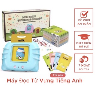 Máy đọc từ vựng song ngữ Anh Việt , Máy đọc thẻ flashcard 112 thẻ 224 từ sạc cổng USB không sóng điện từ