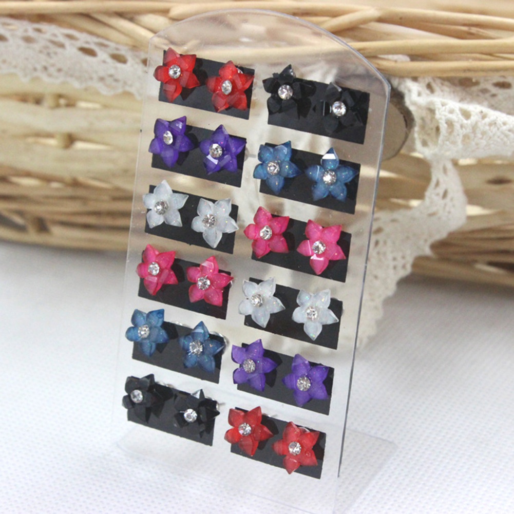 Set 12 đôi bông tai xinh xắn cho nữ