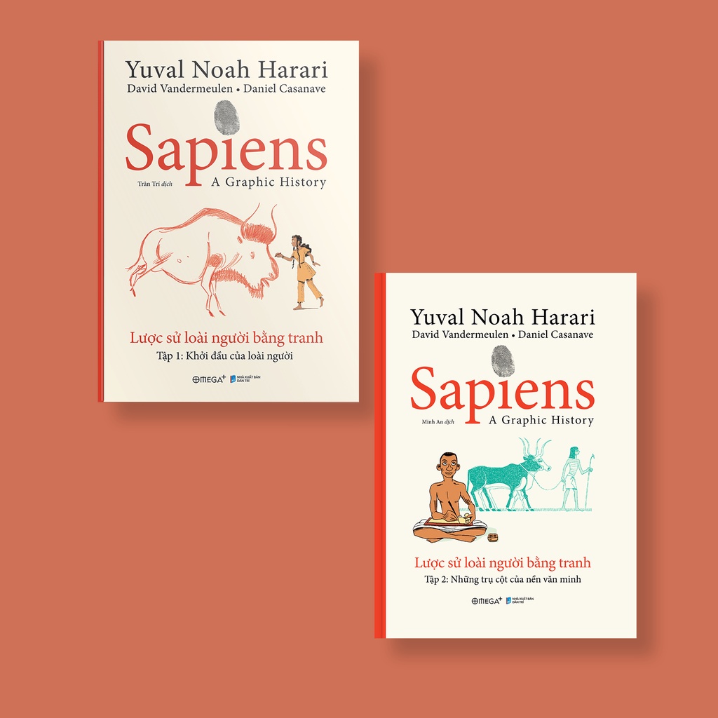 Sách - Sapiens: Lược sử loài người bằng tranh ( Tập 1 + 2 )