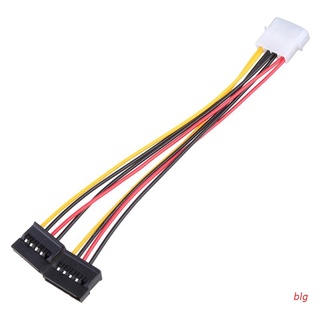 Dây cáp nối nguồn 4 pin ide molex sang 2 cổng 4p sang sata y