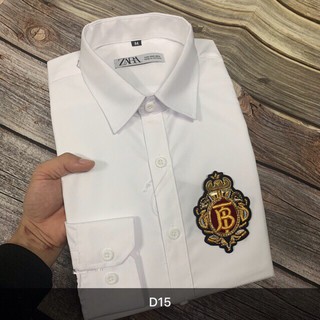 áo trắng nam dài tay đính đá