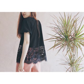 Chicka Chicka - Áo Sleeve lacy top