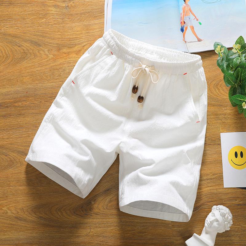 Quần Lửng Vải Lanh Cotton Size Lớn Thời Trang Mùa Hè 2019 Cho Nam