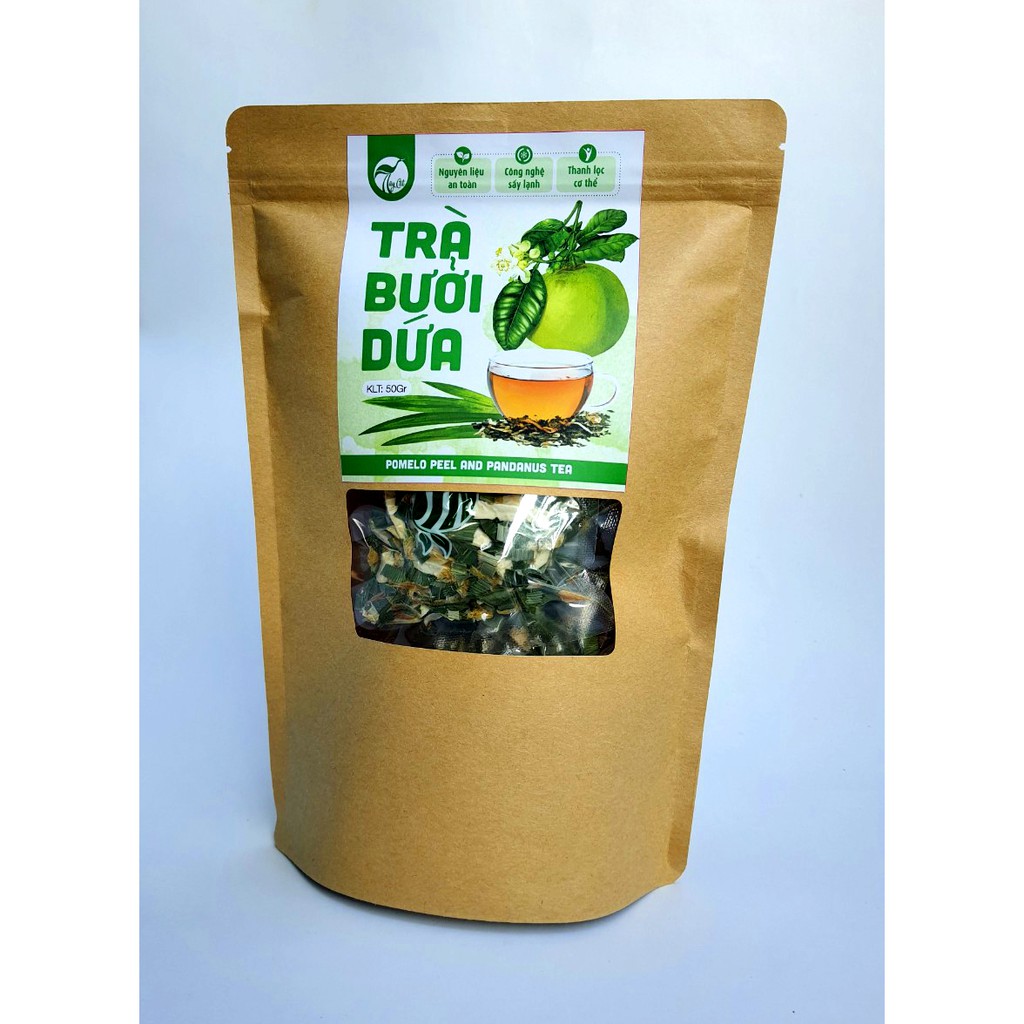 Trà bưởi dứa 50g - nước uống thơm ngon hỗ trợ sức khỏe