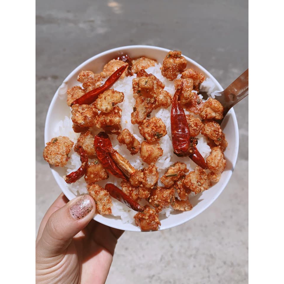 [Mã 77FMCGSALE1 giảm 10% đơn 250K] Tóp Mỡ Liền Da Sốt Mắm Hành Lon 100Gram | BigBuy360 - bigbuy360.vn