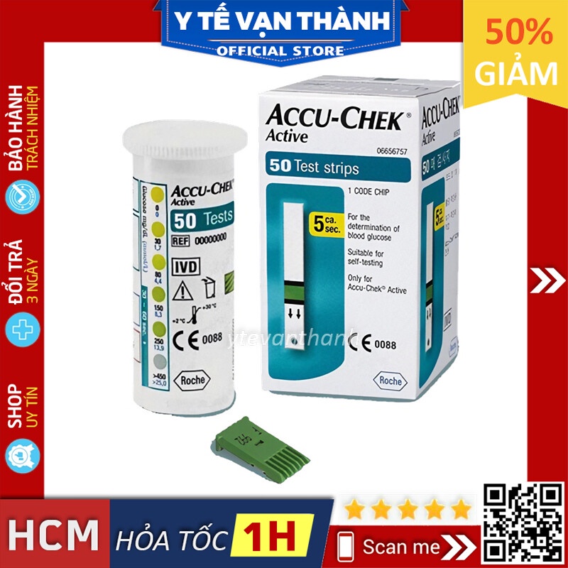✅ Que Thử Đường Huyết- Accu Chek Active (AccuChek - Accu-Chek) (Date Xa) -VT0056