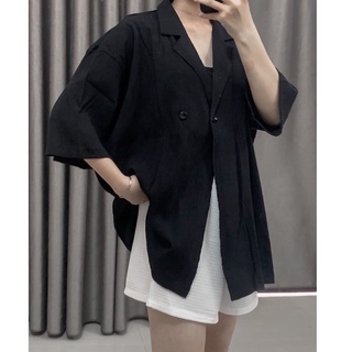 [Bigsize 55-100kg] Áo sơ mi cổ vest