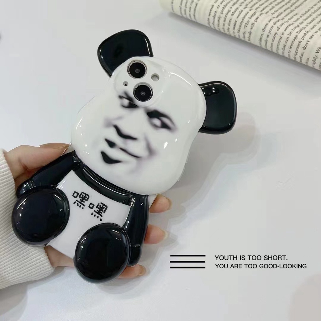 Ốp Điện Thoại tpu Mềm Hình Tai Gấu 3D Cho Iphone 12 pro max 11 pro max xs max xr x 13promax