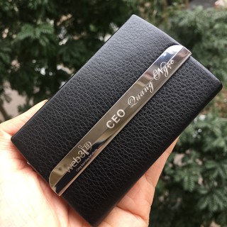 Mua Hộp Đựng Card Visit Ở Đâu - Giảm Giá 10k Khi Mua { Hộp Đựng Card Da PU Cao Cấp }