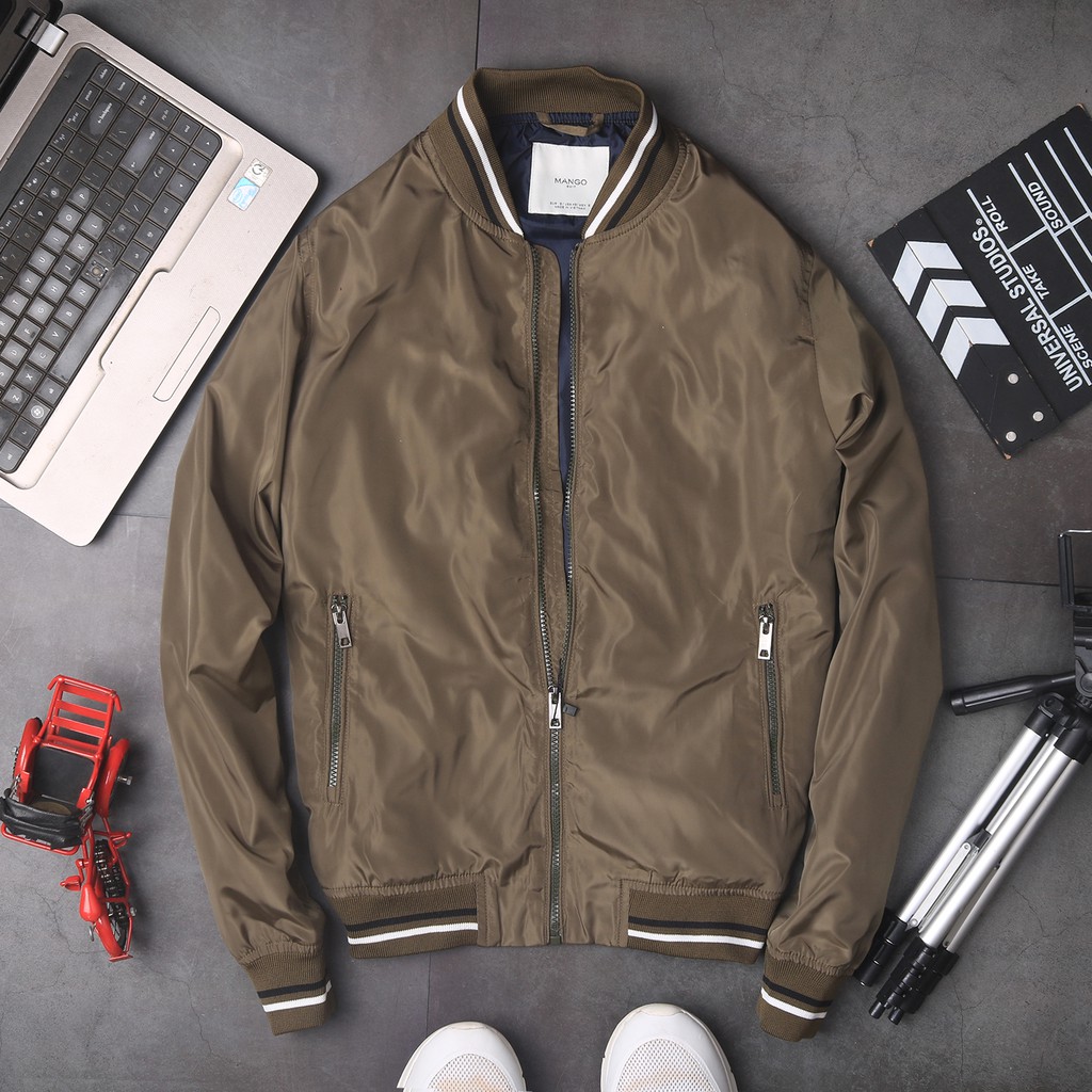 Áo khoác Bomber nam MG man hàng việt nam xuất khẩu chuẩn từ đường kim mũi chỉ | BigBuy360 - bigbuy360.vn