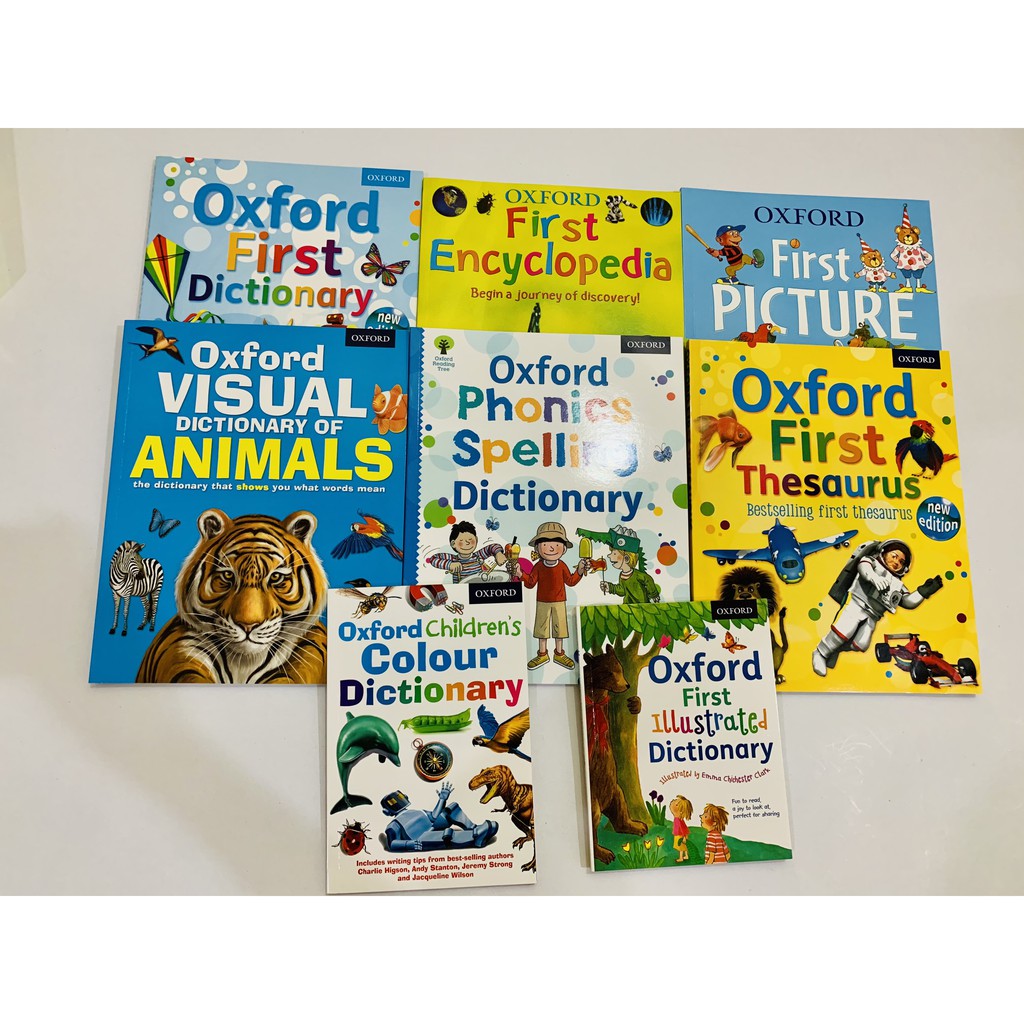 đồ chơi - nhập 0 OXFORD DICTIONARY (8 Books) Full color