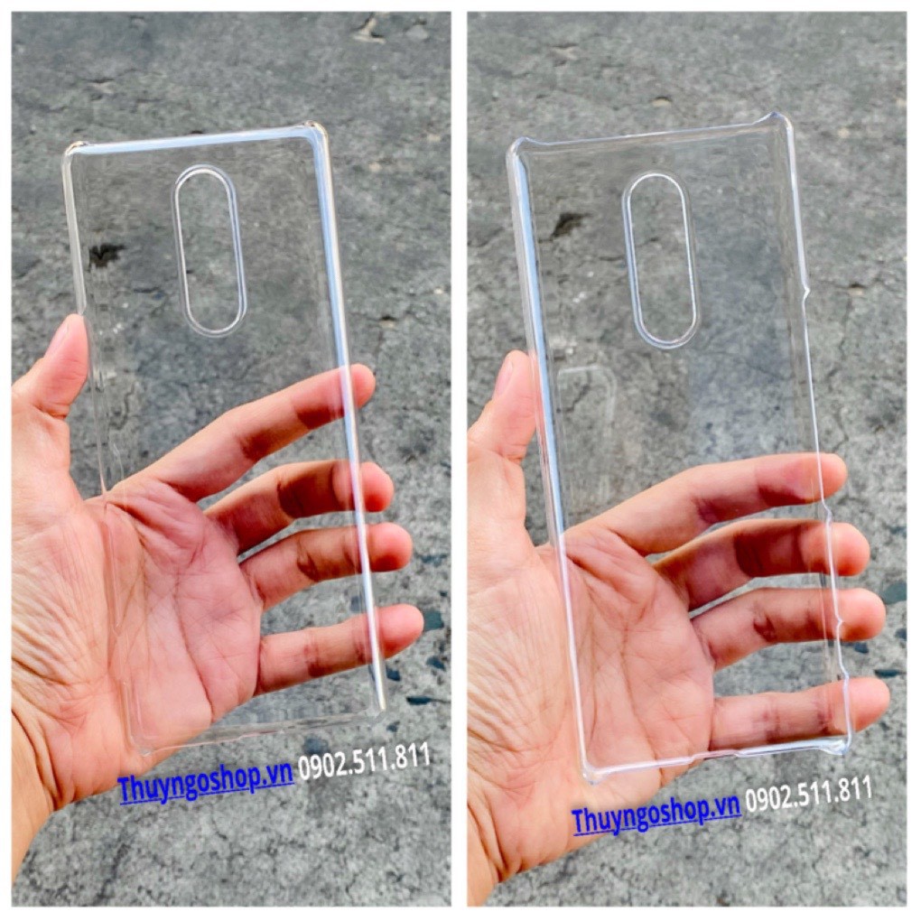 Sony Xperia 1 - Xperia 1 Mark II - Ốp cứng siêu trong suốt / mờ chống vân tay