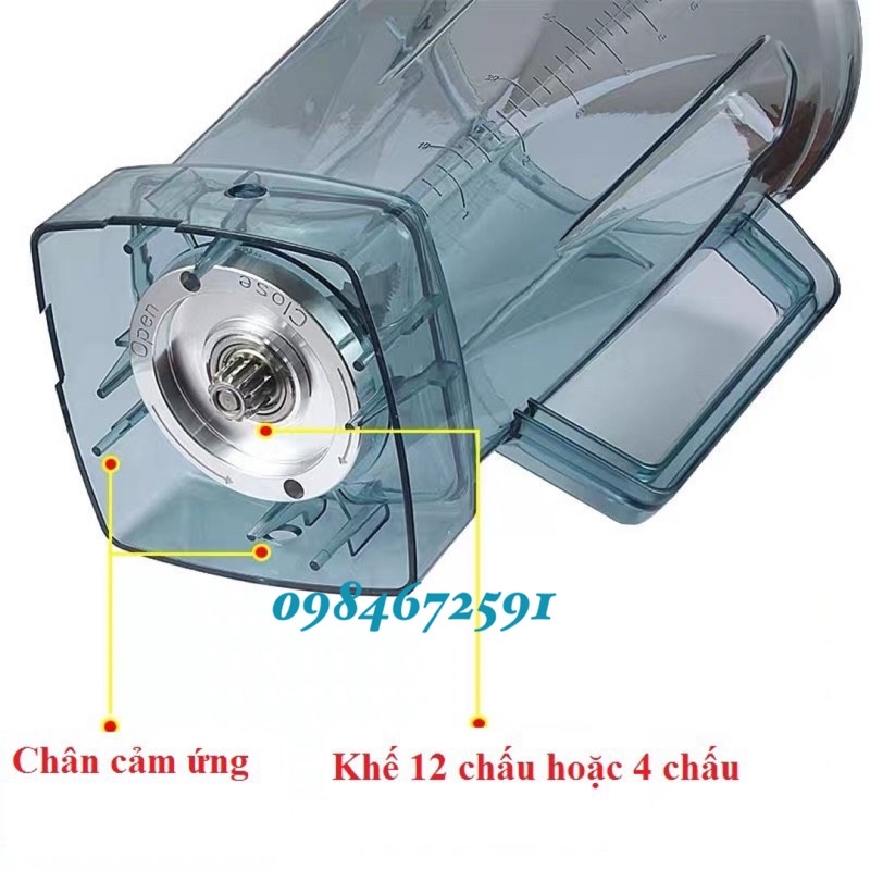 Bộ cối máy xay sinh tố công nghiệp XTY-767 dung tích 2 lít
