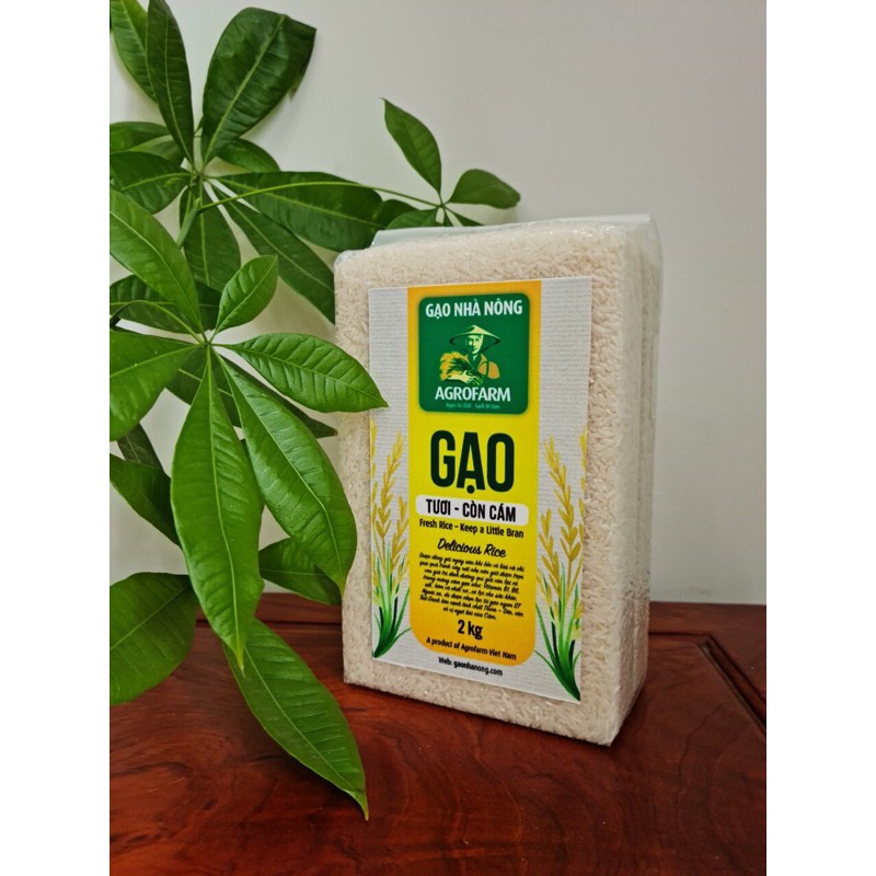 Gạo ST24 tươi - còn cám túi 2kg