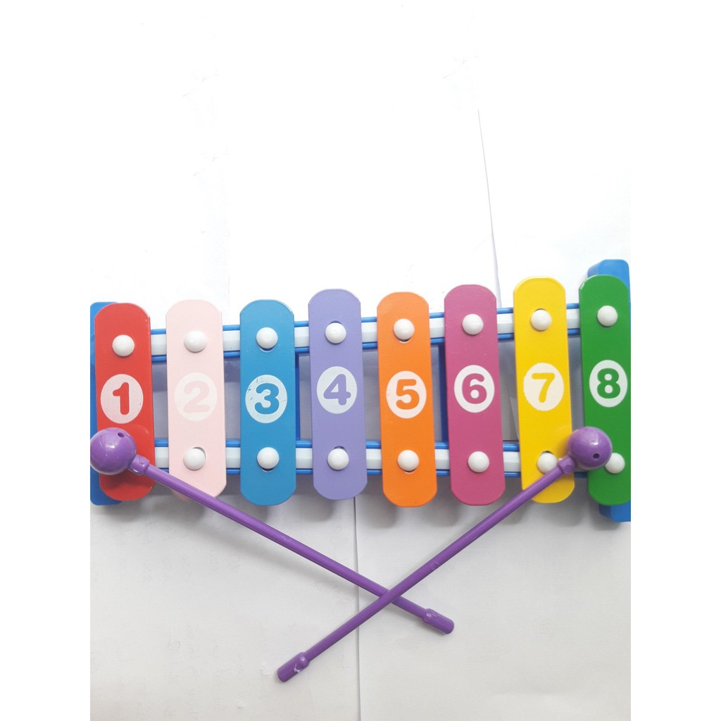 Đồ Chơi Đàn Gõ Xylophone 8 Thanh Kèm Số Cho Bé Phát Triển Năng Khiếu Âm Nhạc. Kích Thích Tư Duy