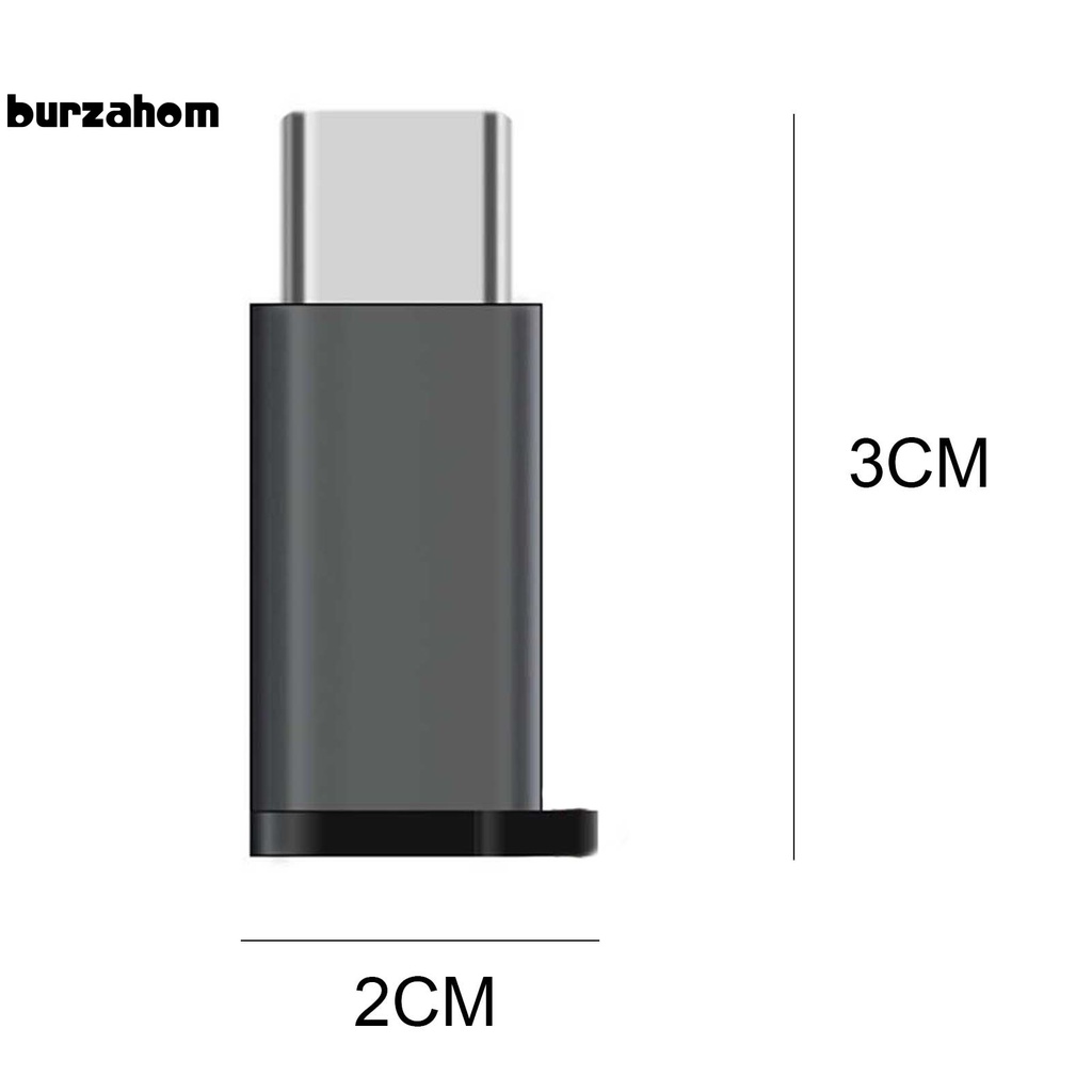 Đầu chuyển đổi Micro USB sang Type-c bằng hợp kim nhôm kèm móc khóa chuyên nghiệp